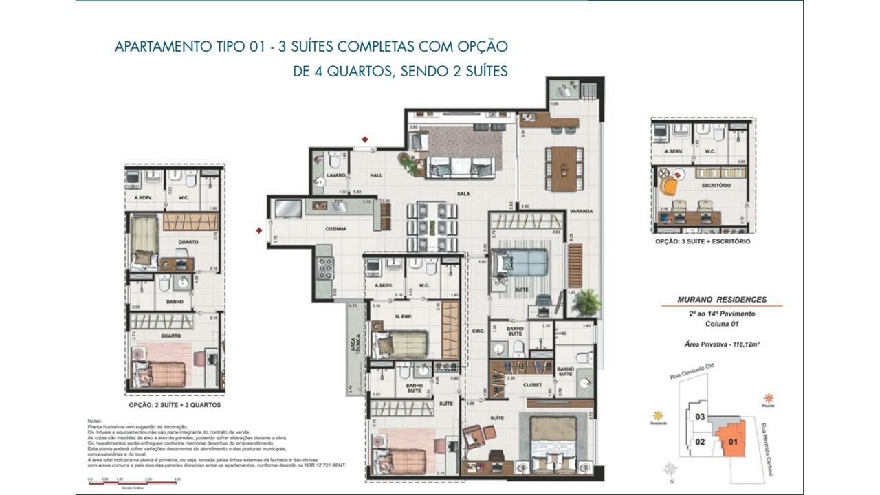 Apartamento à venda com 3 quartos, 95m² - Foto 17