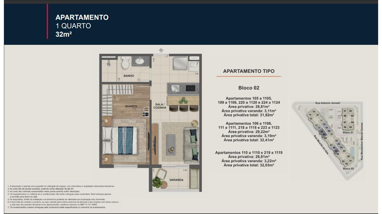 Apartamento à venda com 2 quartos, 36m² - Foto 17