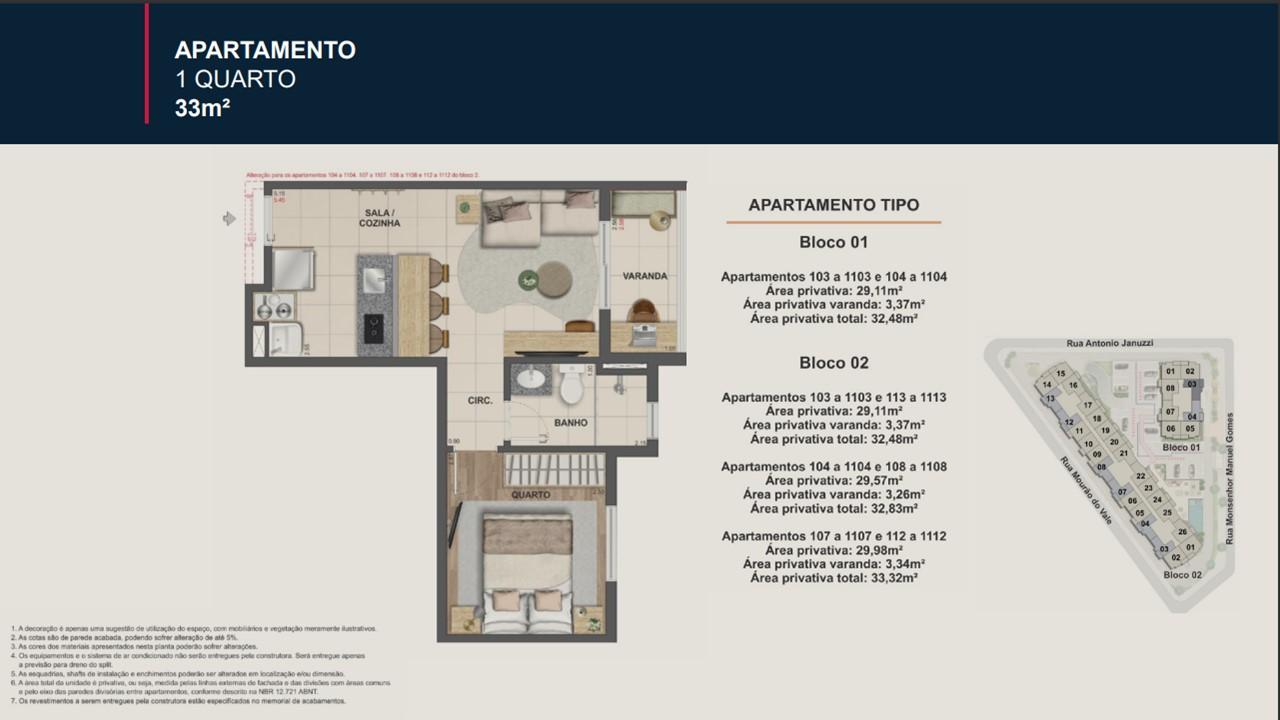 Apartamento à venda com 2 quartos, 36m² - Foto 18