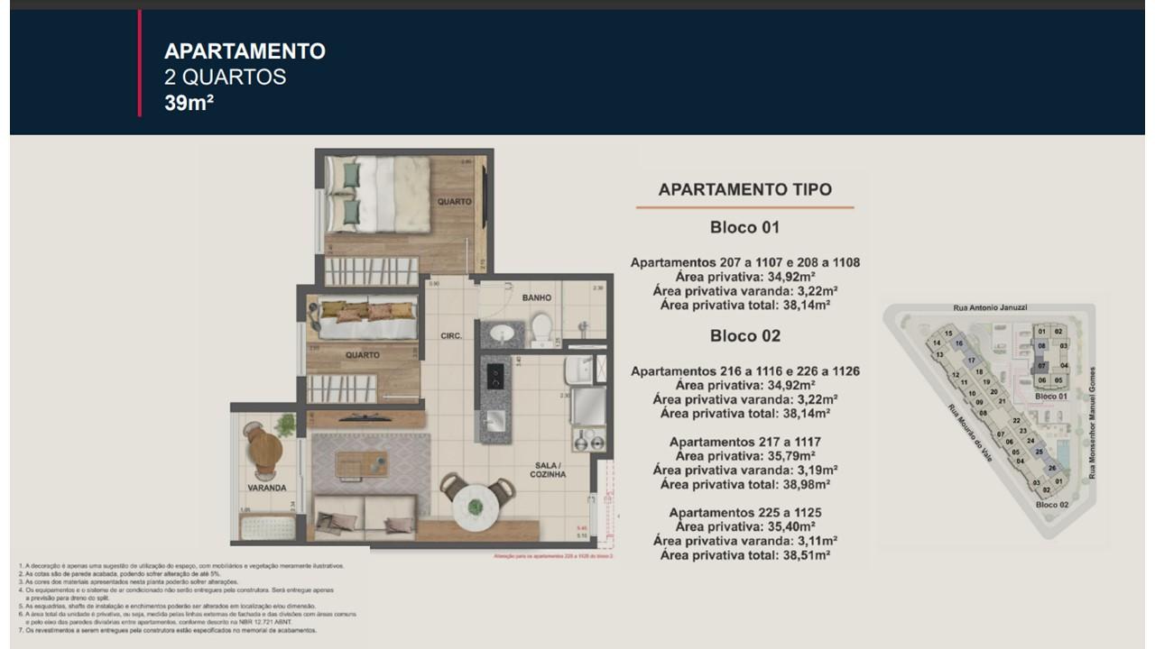 Apartamento à venda com 2 quartos, 36m² - Foto 21