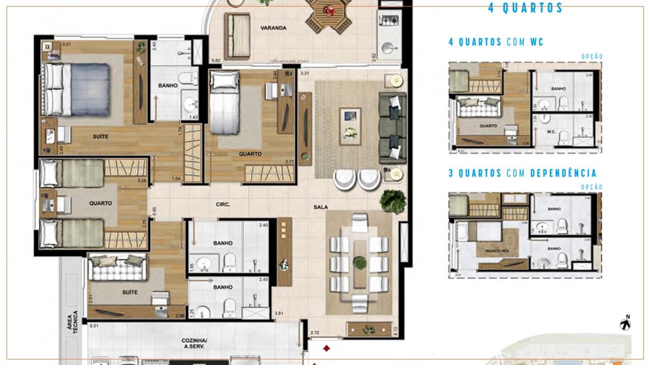 Apartamento à venda com 3 quartos, 118m² - Foto 32