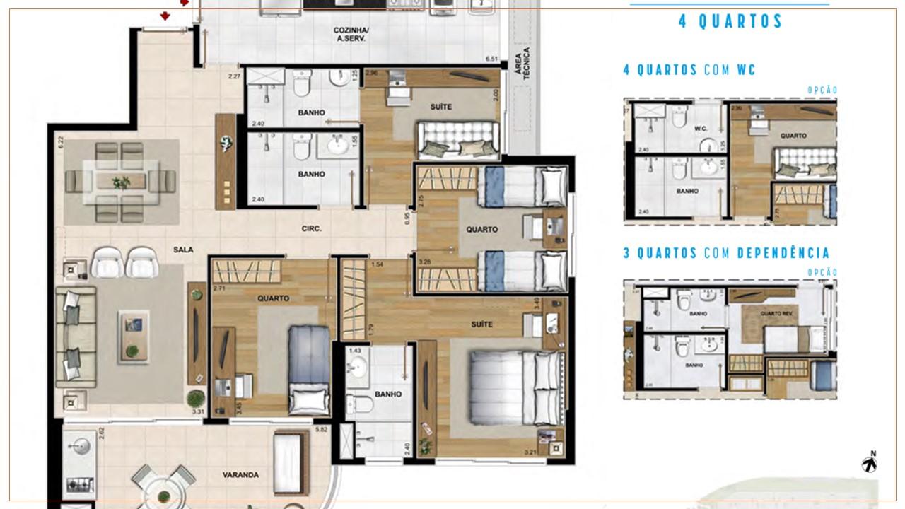 Apartamento à venda com 3 quartos, 118m² - Foto 33