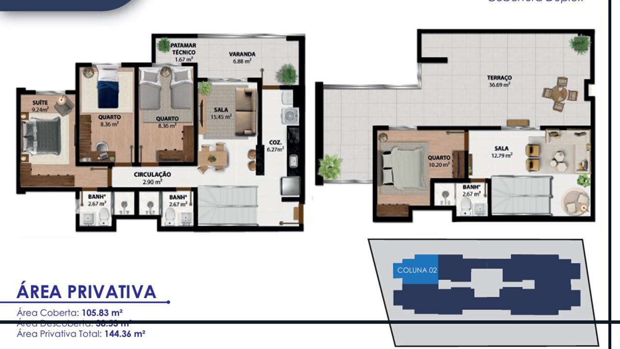 Apartamento à venda com 2 quartos, 64m² - Foto 29