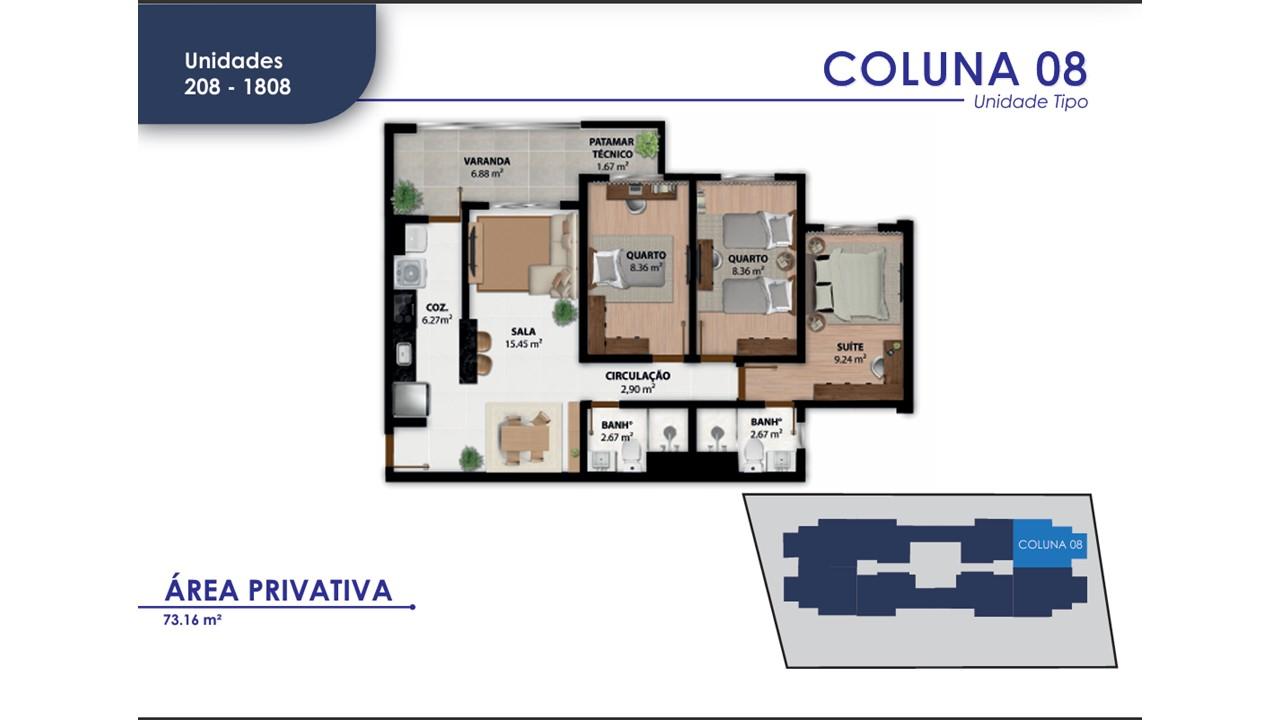 Apartamento à venda com 2 quartos, 64m² - Foto 28