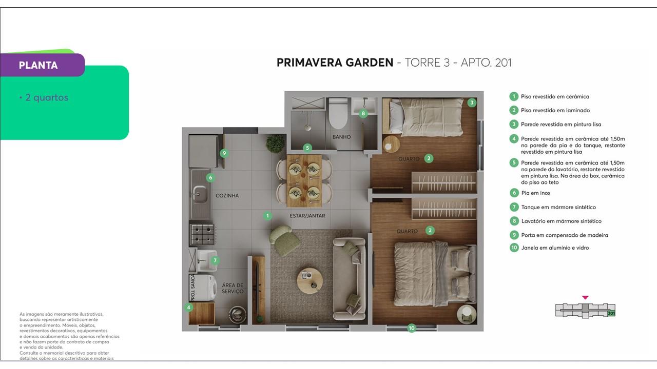 Apartamento à venda com 2 quartos, 35m² - Foto 19